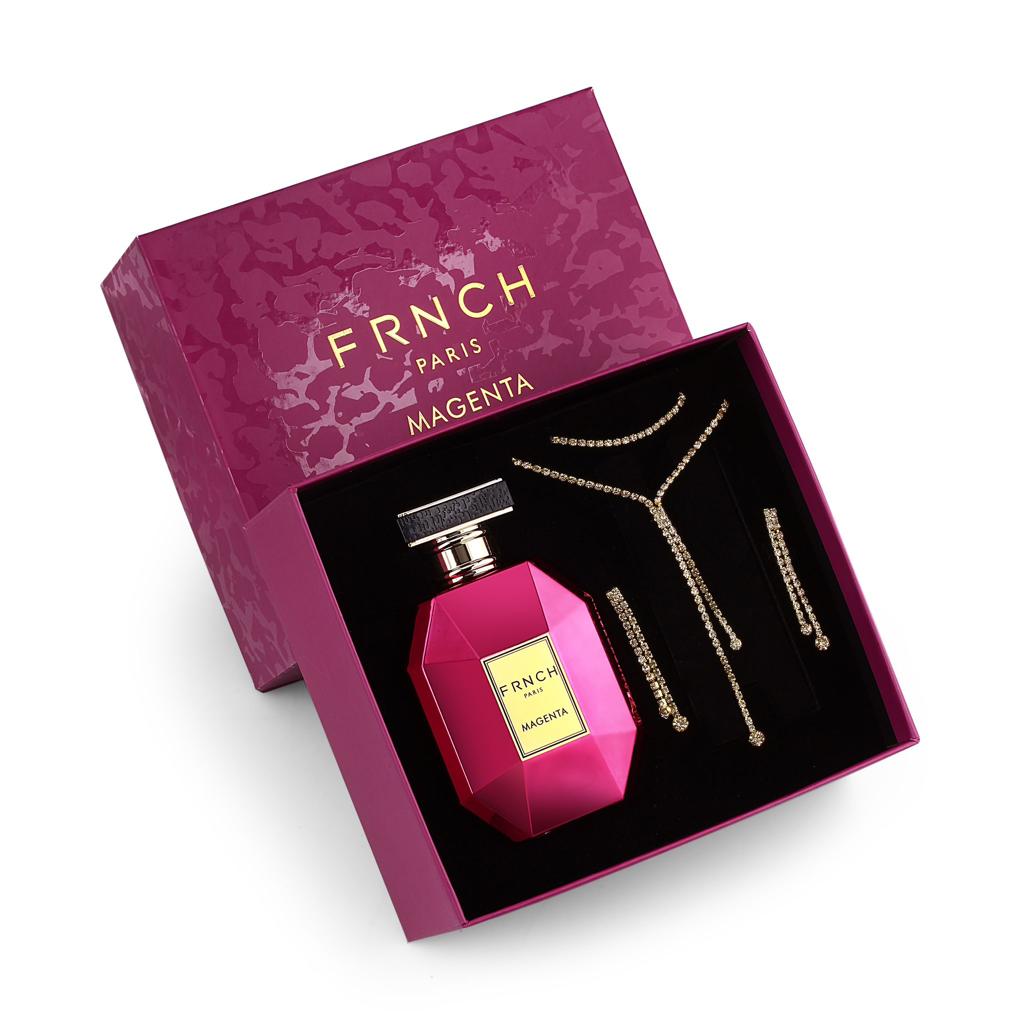 FRNCH MAGENTA KADIN PARFÜM 75 ML KADIN ZIRKON SET HEDIYELI