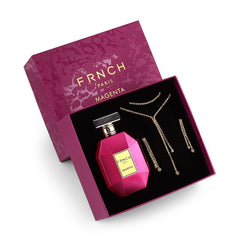 FRNCH MAGENTA KADIN PARFÜM 75 ML KADIN ZIRKON SET HEDIYELI